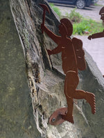 Bergsteiger zum Anschrauben