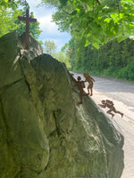 Bergsteiger zum Anschrauben