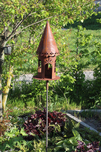 Vogelhaus mit Spitzenboden