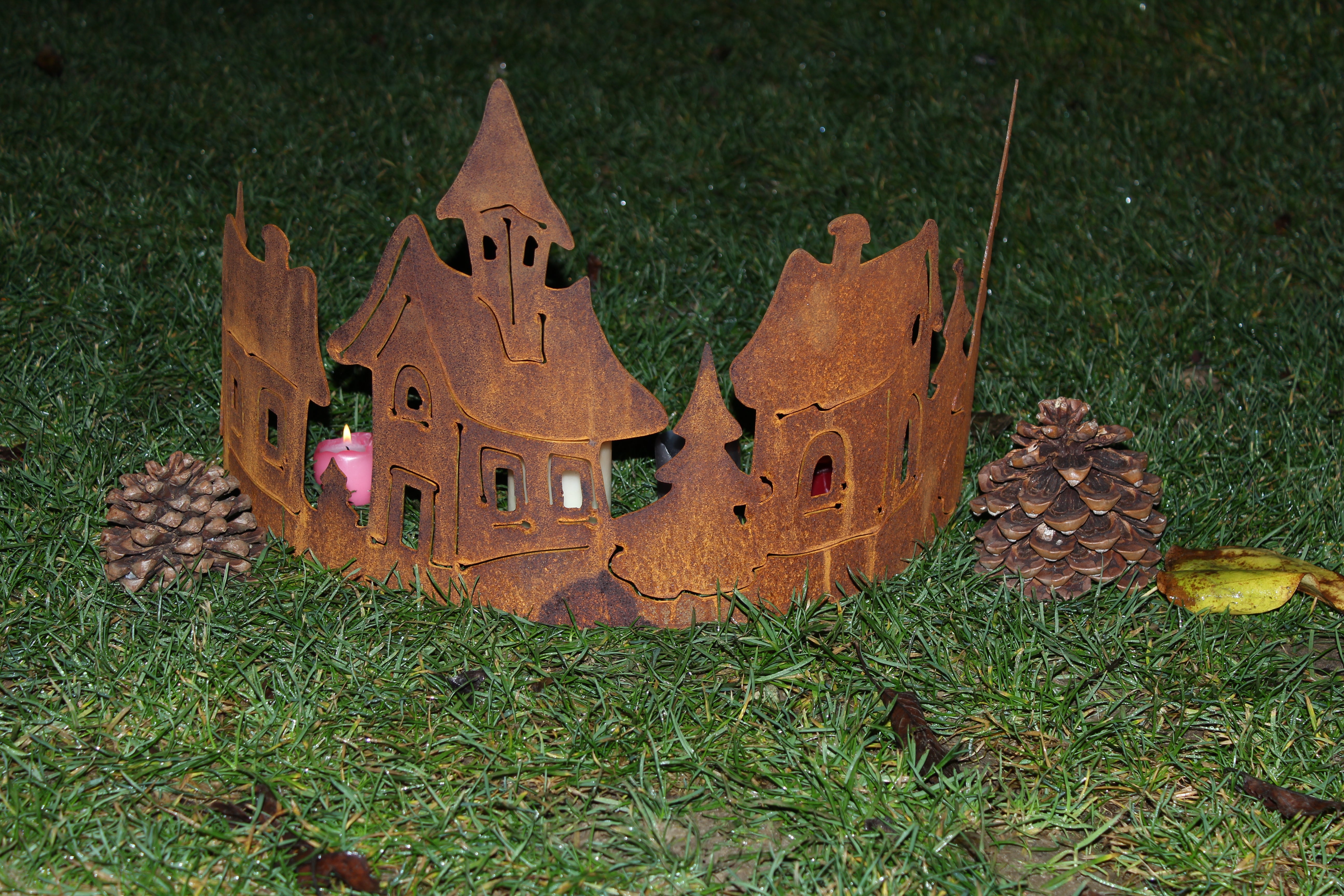 Winterlandschaft halbrund