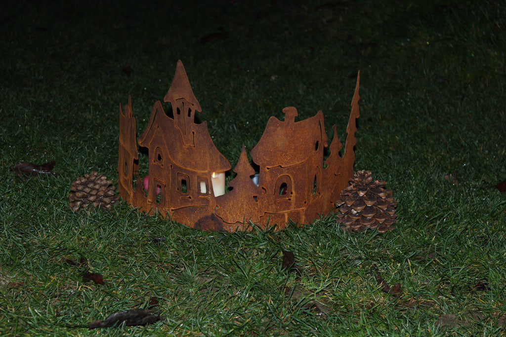 Winterlandschaft halbrund