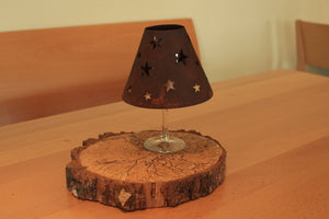 "Stern" Weinglasschirm