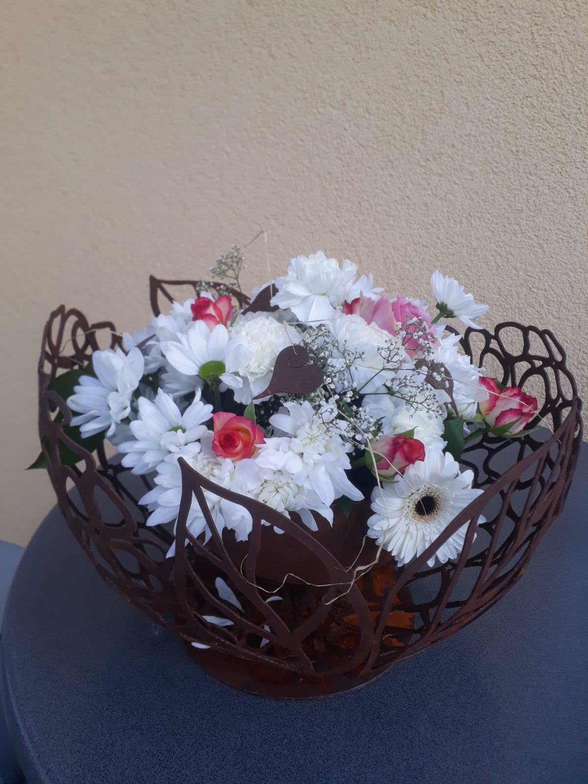 Hortensienschale mit Innenschale klein und groß