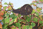Schnecke auf Curlstab