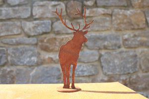 Mini Hirsch von vorne H20cm,