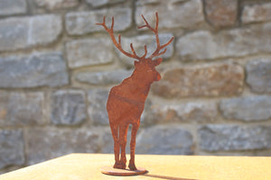 Mini Hirsch von vorne H20cm,