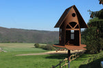kleines Vogelhaus zum Hängen oder Stellen (ohne Hülse)