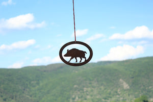 Wildschweinanhänger oval