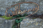 Willkommen Schild
