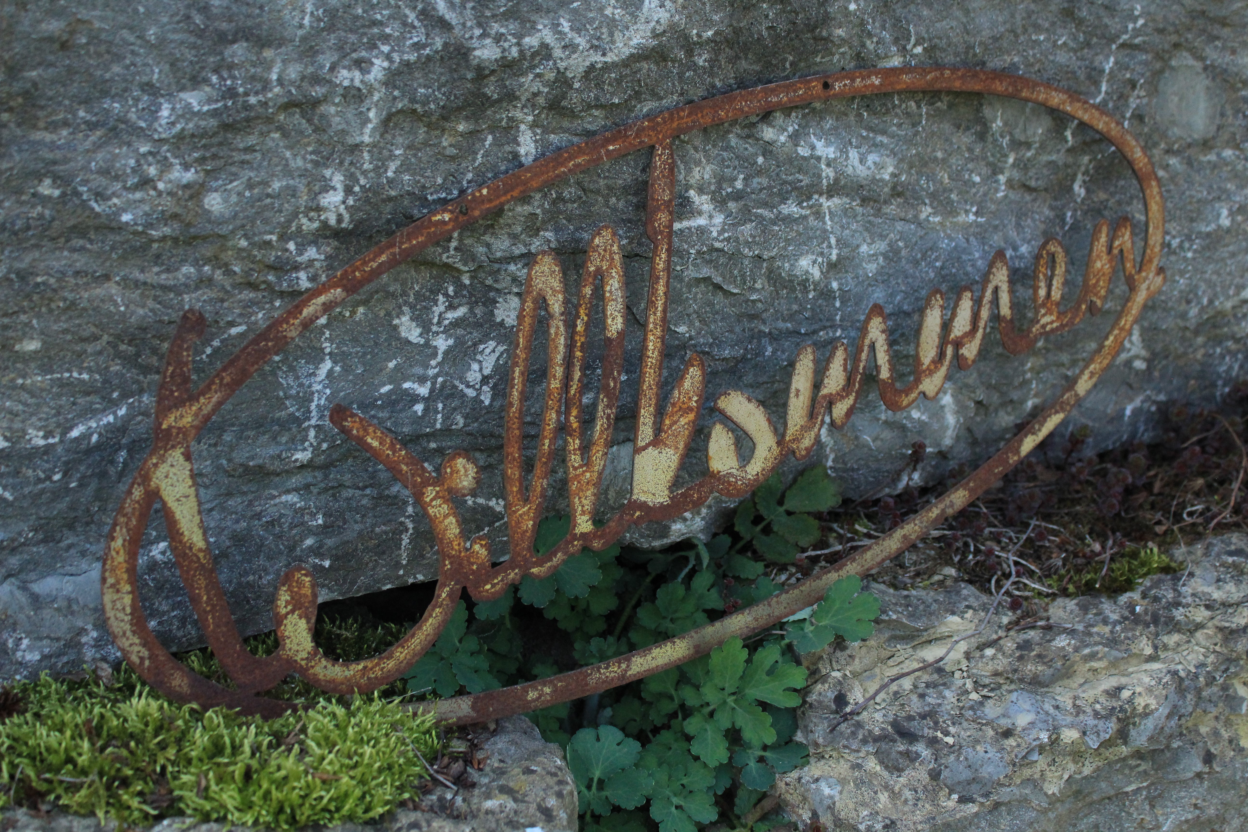 Willkommen Schild