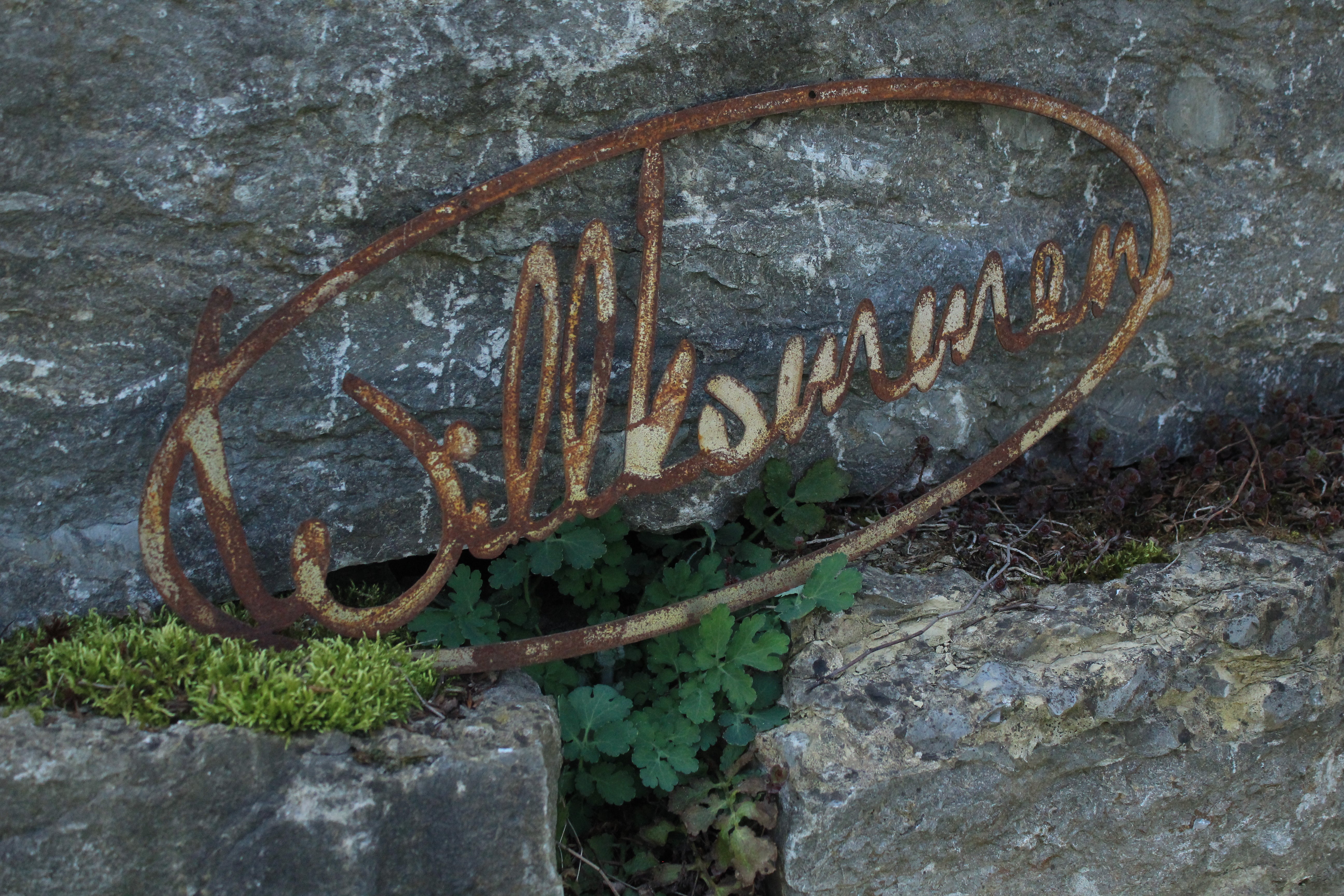 Willkommen Schild