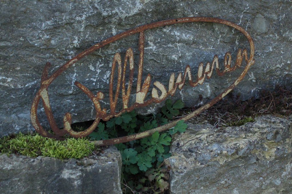 Willkommen Schild