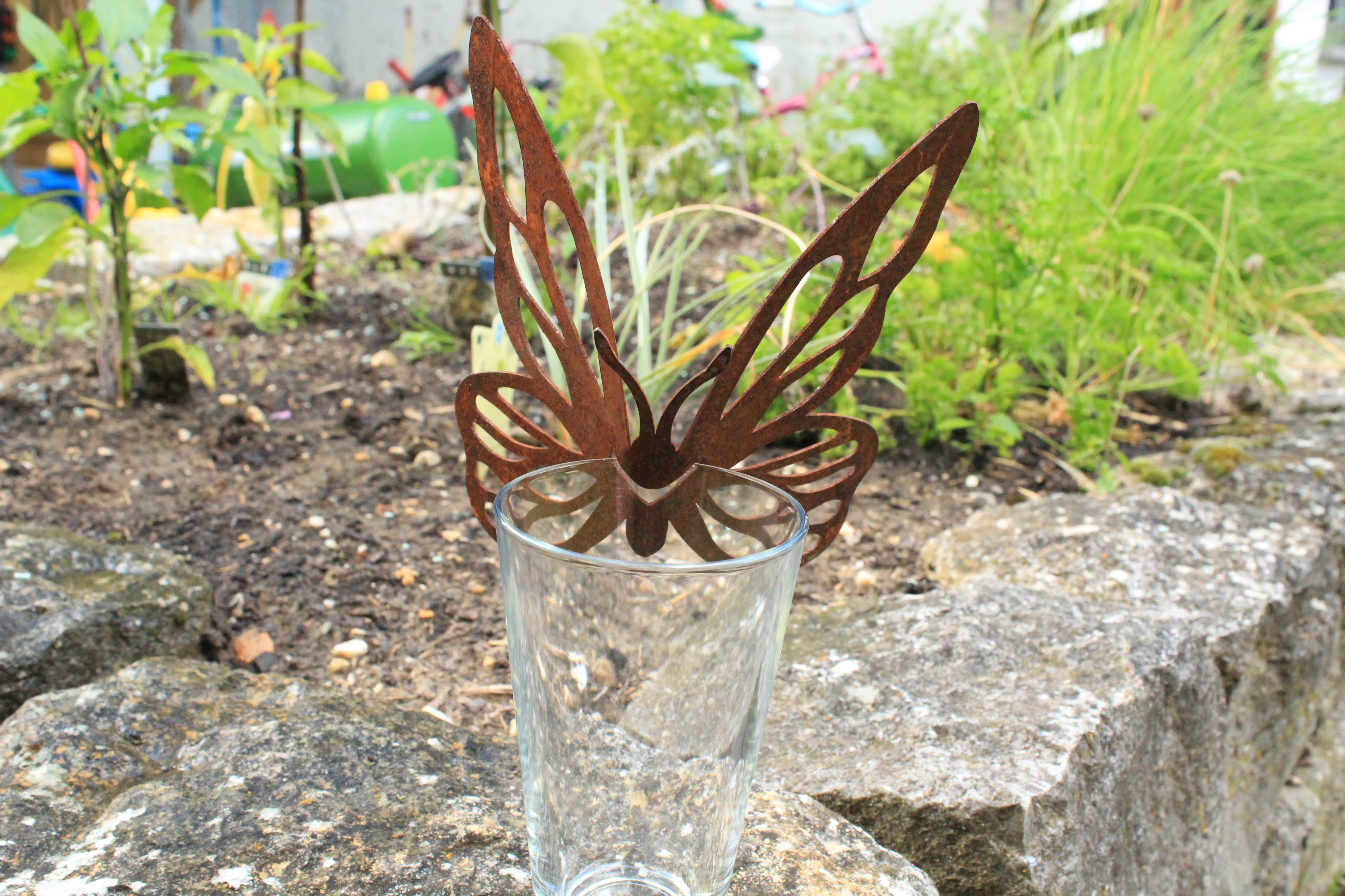 Schmetterling für Vasen mit Aussschnitten