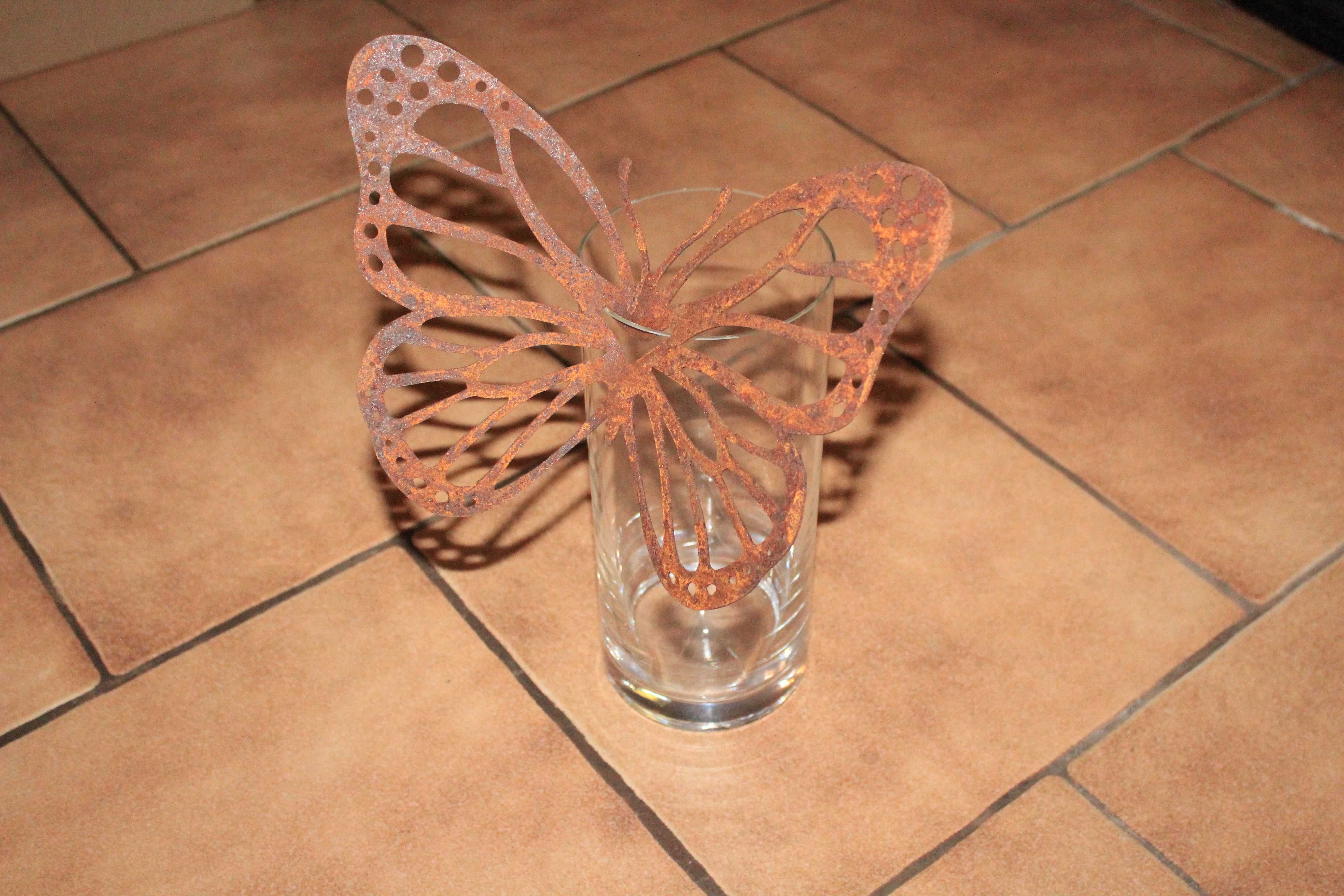 Schmetterling für Vasen mit Aussschnitten